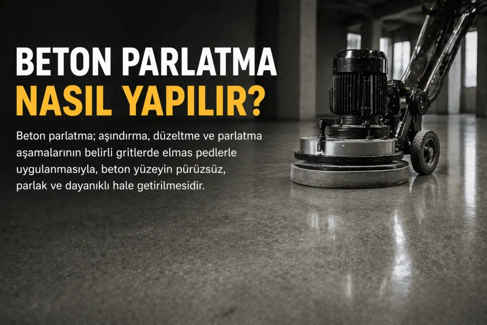 Beton Parlatma Nasıl Yapılır