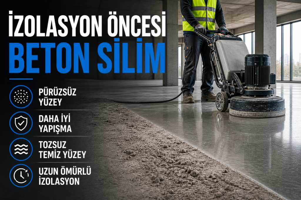 İzolasyon Öncesi Beton Silim
