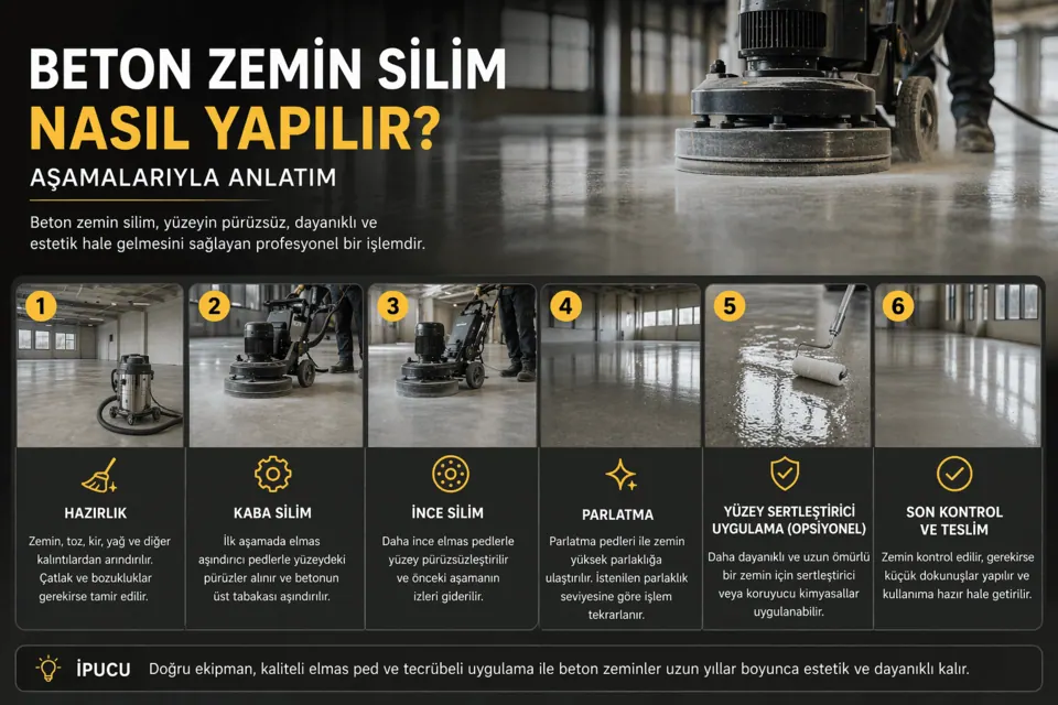 Beton Silim Nedir Avantajları ve Kullanım Alanları